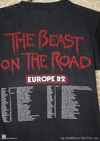Iron Maiden The Number Of The Beast - T-Shirt Donna Nero, Vestibilità Larga Con Scollo A V
