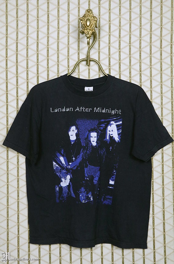 London After Midnight t shirt, vintage rare black 