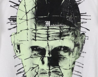 ヘルレイザーシャツ、ヴィンテージレアホラー映画TシャツホワイトT