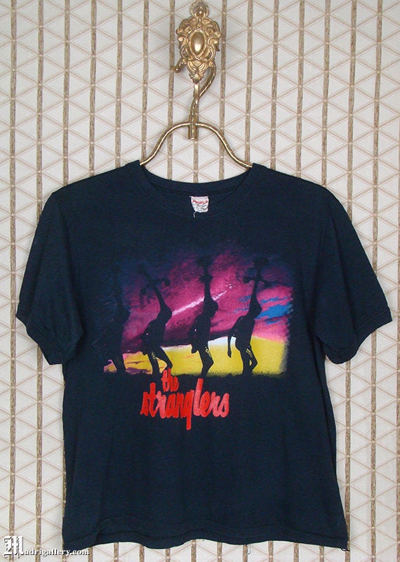 The Stranglers 1987 Concert Tour Shirt Vintage Rare, Buzzcocks