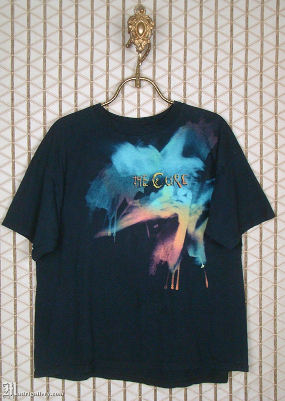 The Cure T Shirt Head On The Door Vintage Rare Black Tee Shirt Soft Robert Smith The Glove Siouxsie And The Banshees Xl Xxl