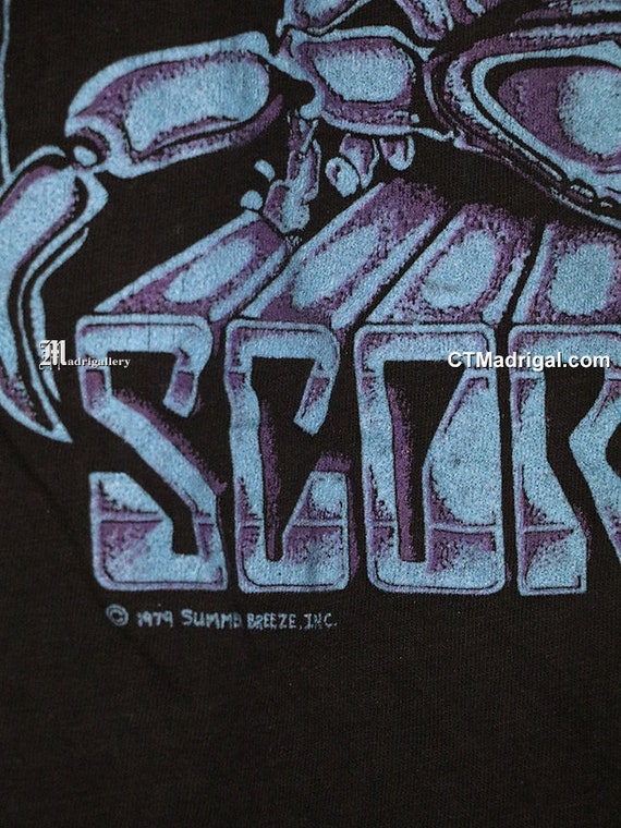 Scorpions tour t-shirt, Lovedrive 1979 vintage ra… - image 4