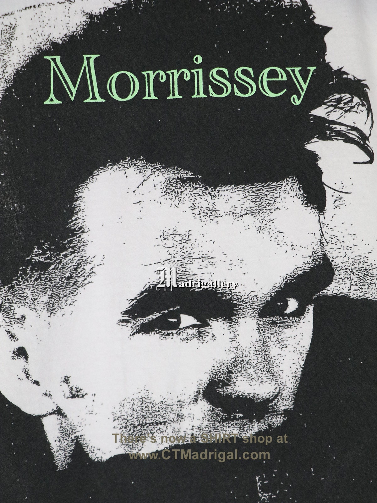 Morrissey T-shirt, 1991 Tour T-shirt, Smiths Vintage Rare White