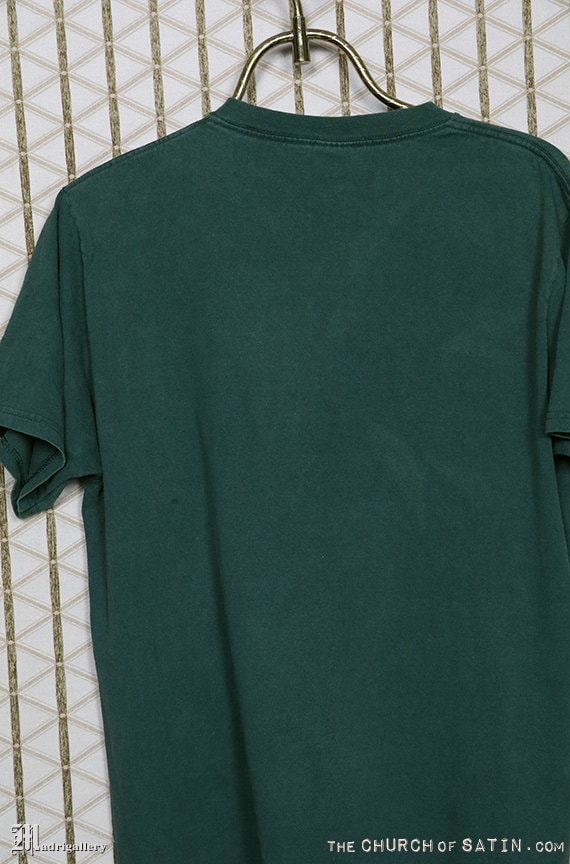 Stereolab T-shirt, Vintage Rare Tee Shirt, Faded Green Shirt
