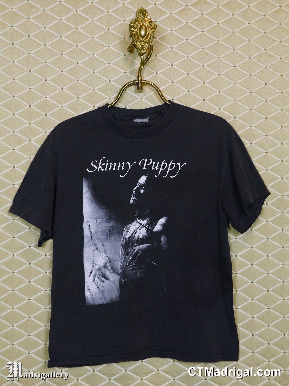SKINNY PUPPY バンドTシャツ 90s vintage Skinny Puppy Shirt, Vintage Rare T-shirt, Ministry Throbbing