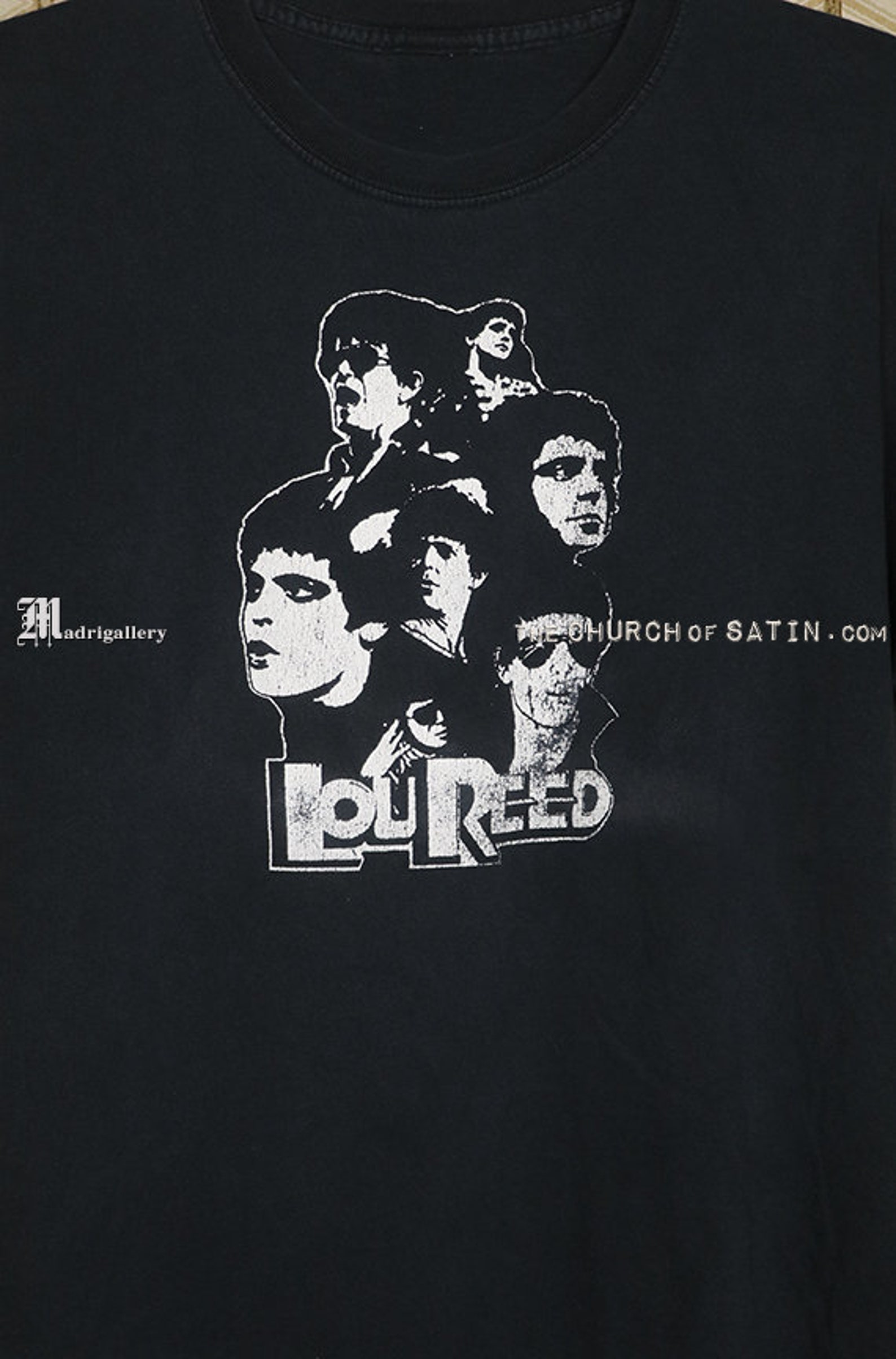 Lou Reed Black Tee Shirt Velvet Underground Vintage Rare - Etsy