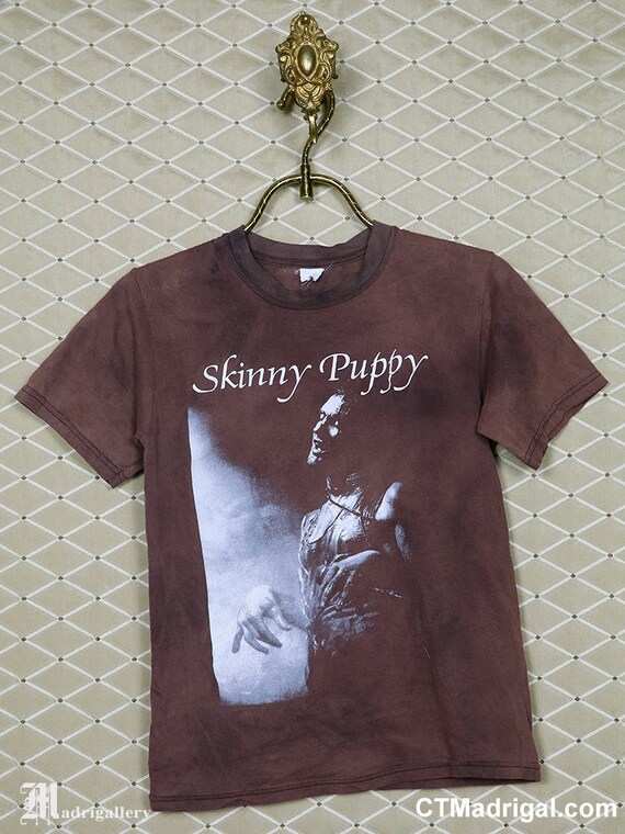 Skinny Puppy t-shirt, vintage rare faded bleached