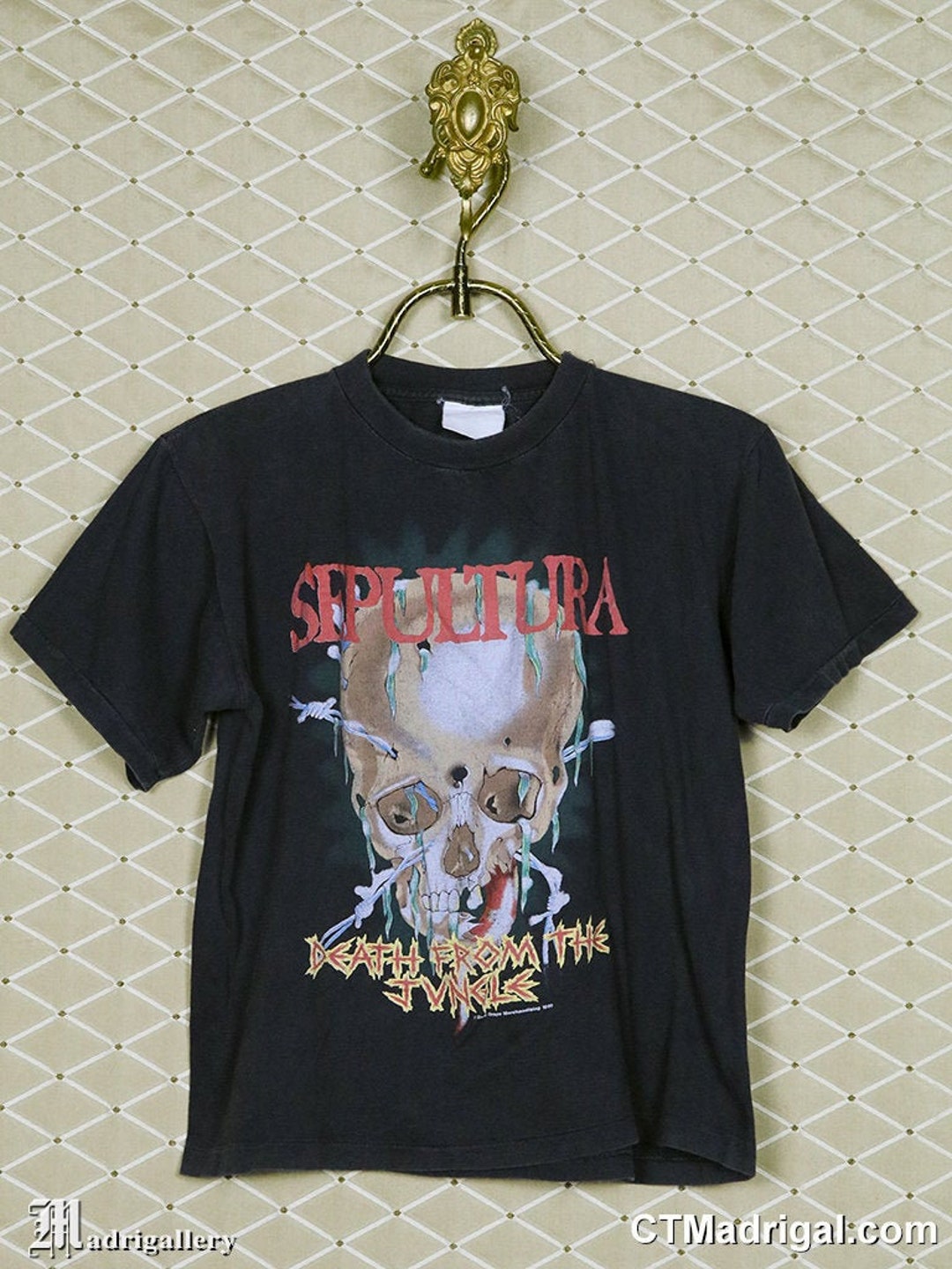 SEPULTURA Tシャツ 90s ヴィンテージ バンドT 90's Sepultura バンドTシャツ - used&vintage box Hi-smile トップス