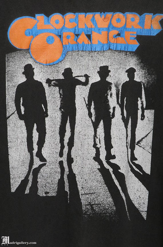 A Clockwork Orange Shirt, Vintage Rare T-shirt Tee, Cult