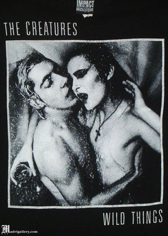 The Creatures shirt, Siouxsie Banshees vintage ra… - image 2