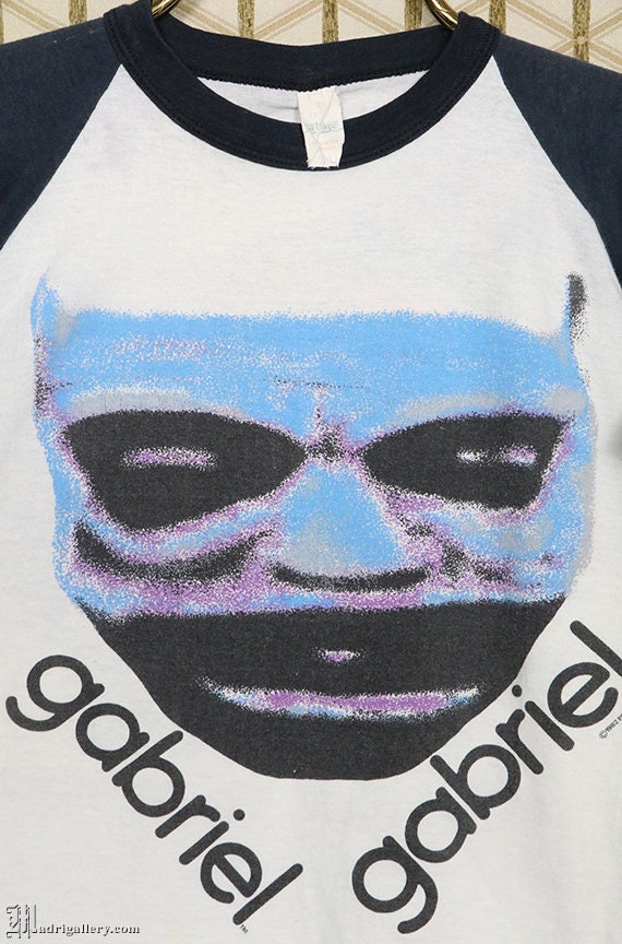 Peter Gabriel t-shirt, Genesis vintage rare Polic… - image 2