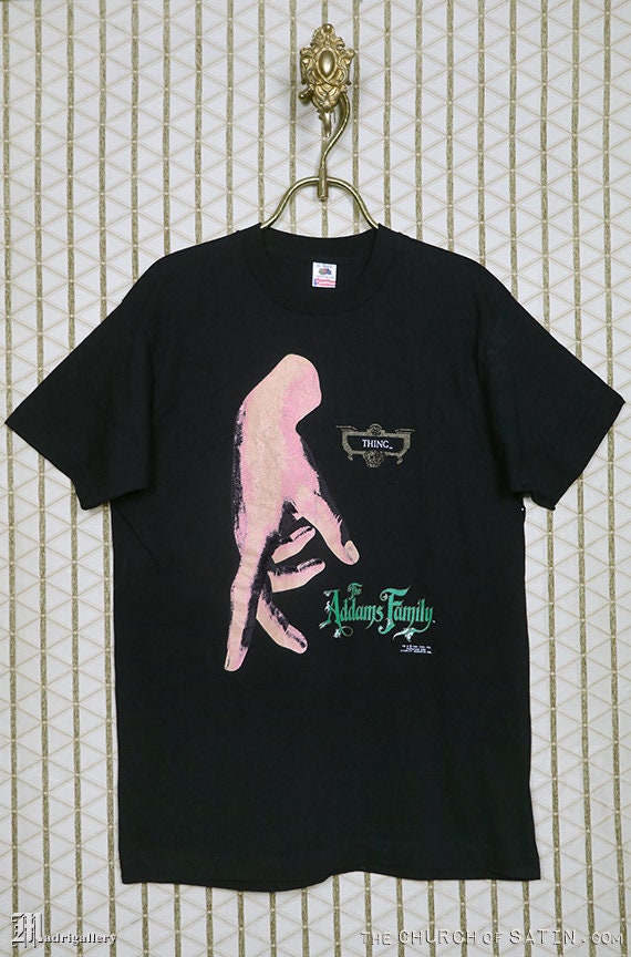 Addams Family Shirt Thing, Vintage Rare Horror Movie T-shirt Goth