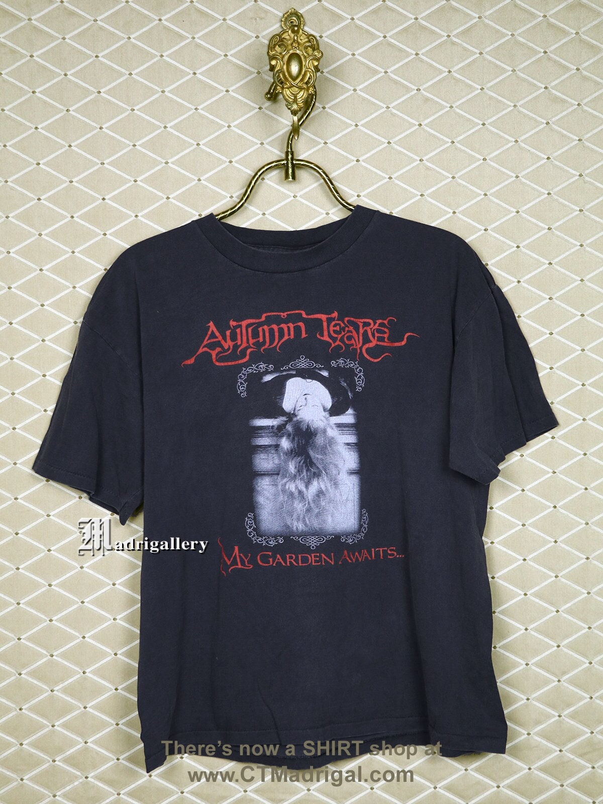 Autumn Tears T-shirt, Vintage Rare Goth Tee, Cocteau Twins This