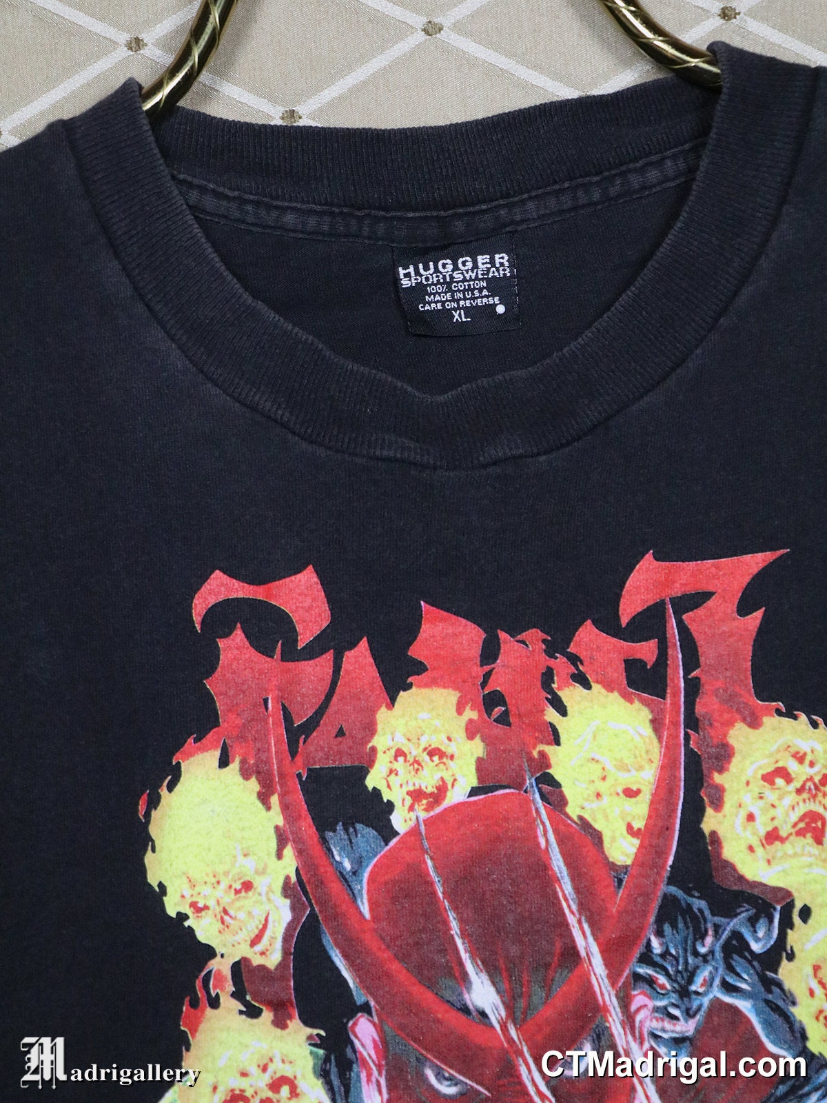 Faust Vintage Rare Comic Book T-shirt, Black Tee Shirt Horror