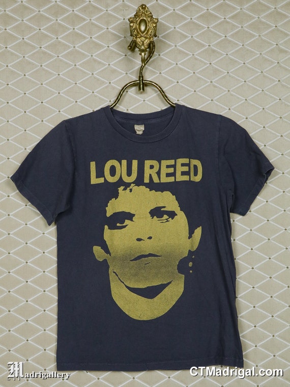 Lou Reed Black T-shirt, Vintage Rare Shirt, Velvet Underground