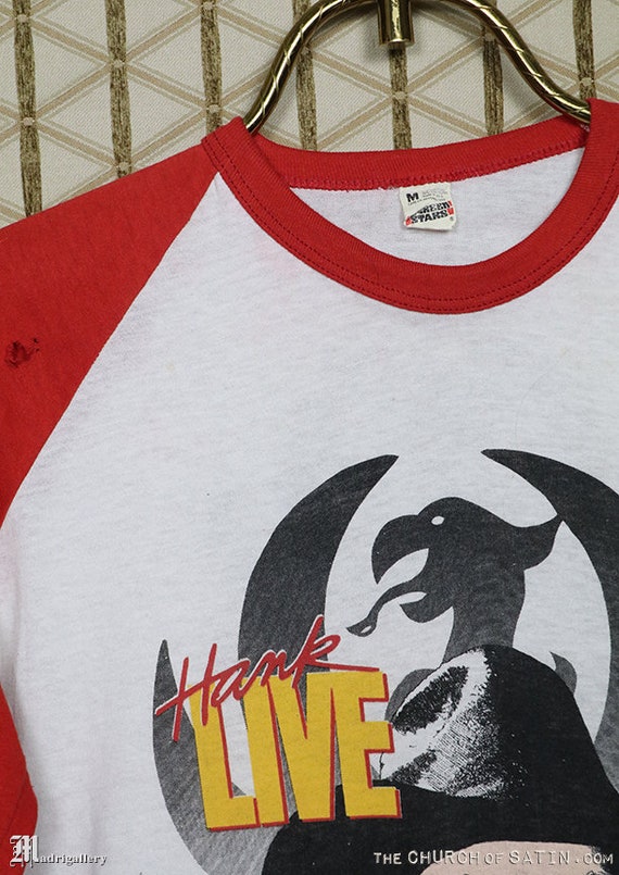 Hank Williams Jr t-shirt, vintage rare soft thin … - image 4
