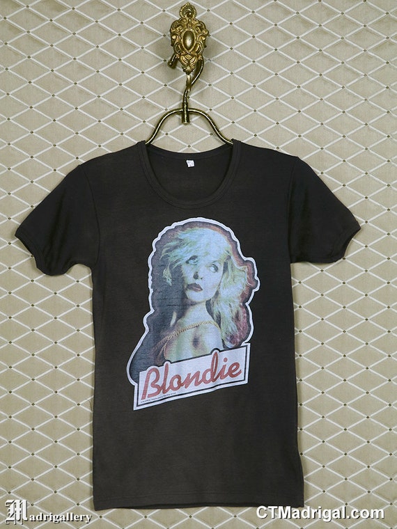 Blondie T shirt Debbie Deborah Harry Heat Transfer Tee Shirt Andy Warhol New Wave Disco Punk Ramones Grace Jones Yeahs Talking Heads Etsy Canada