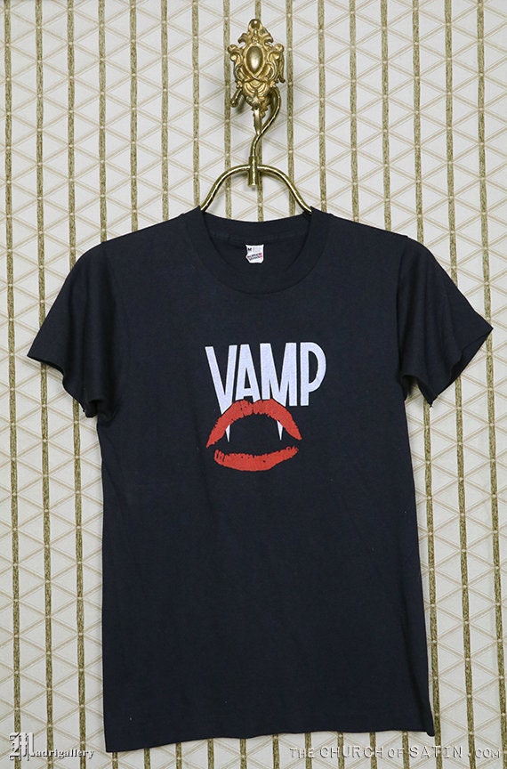 VAMP Tシャツ、グレース・ジョーンズのホラー映画Tシャツ、吸血鬼 