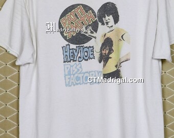 パティ・スミスのTシャツ、ヴィンテージのレアなヘイ・ジョーTシャツ