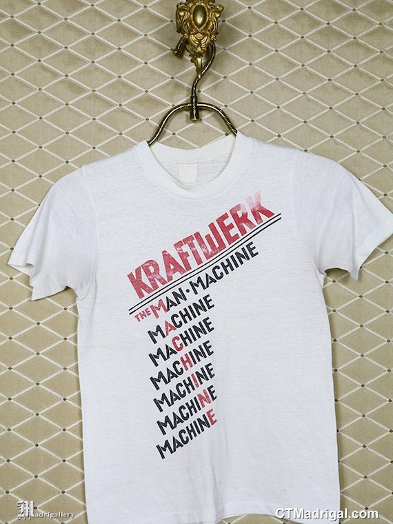 激レアKRAFTWERKクラフトワークMバンドTシャツ ヴィンテージ電気グルーヴ 激レアKRAFTWERKクラフトワークMバンドTシャツ ヴィンテージ電気
