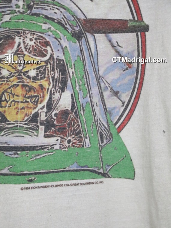 Iron Maiden shirt Aces High Powerslave World Slav… - image 3