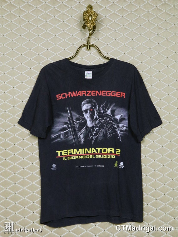 ターミネーター2 3D 90s tシャツ movie Terminator 2 Vintage 90s Universal Studios Terminator 2 3-D Battle Across Time