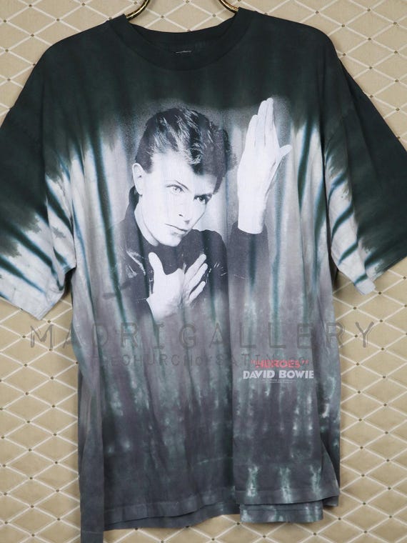 デヴィッド・ボウイのTシャツ、ヴィンテージ、レア、ヒーローズシャツ