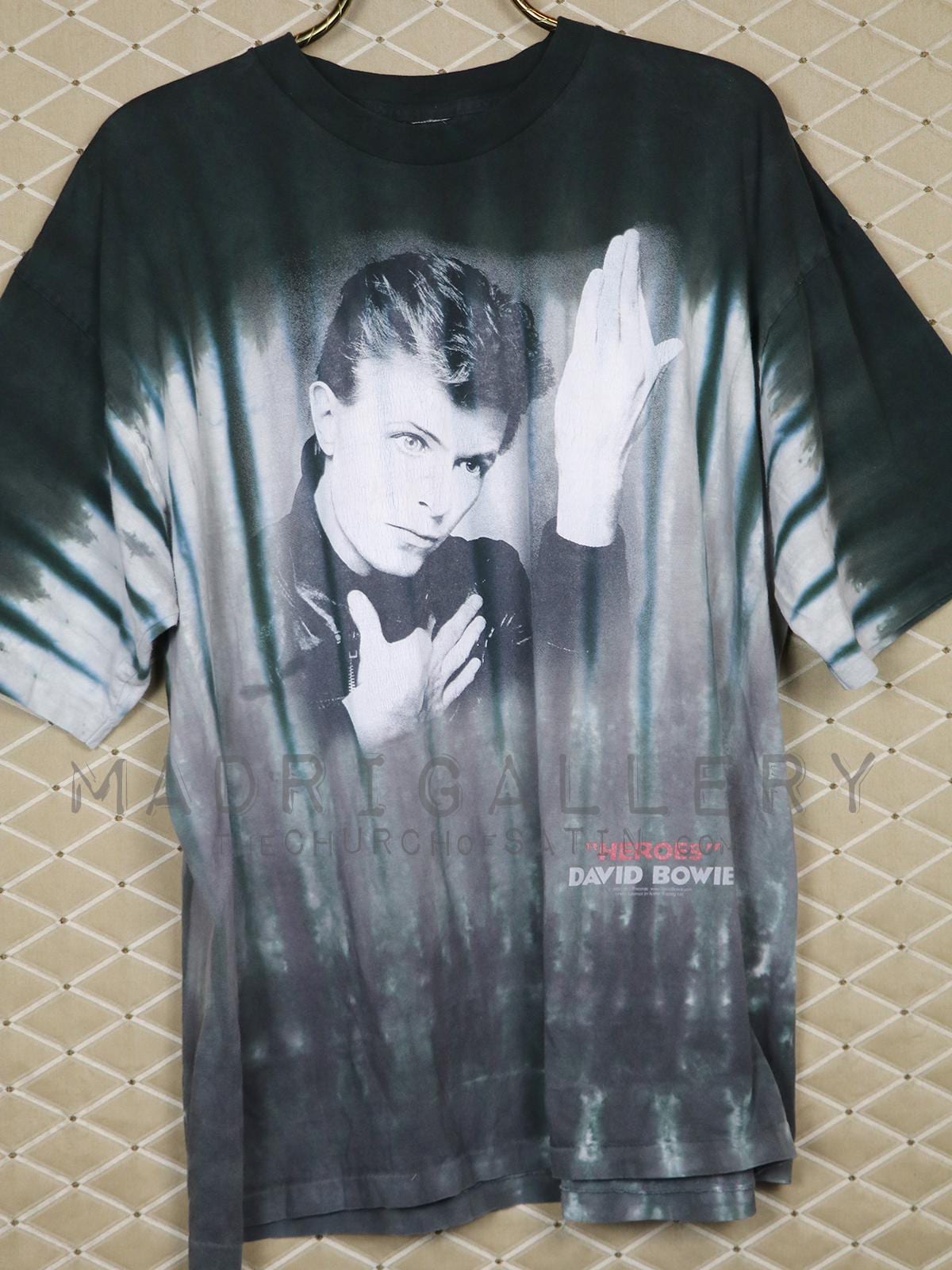 デヴィッド・ボウイのTシャツ、ヴィンテージ、レア、ヒーローズシャツ