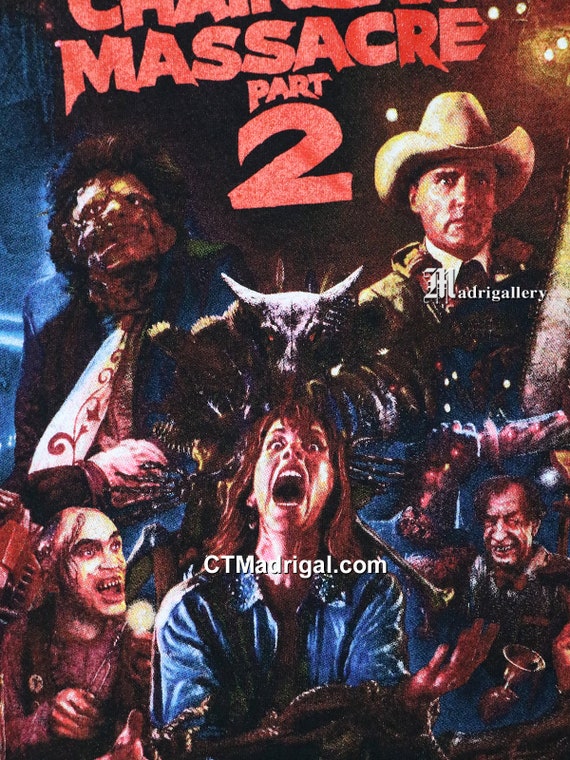 Texas Chainsaw Massacre 2 shirt Leatherface horro… - image 3