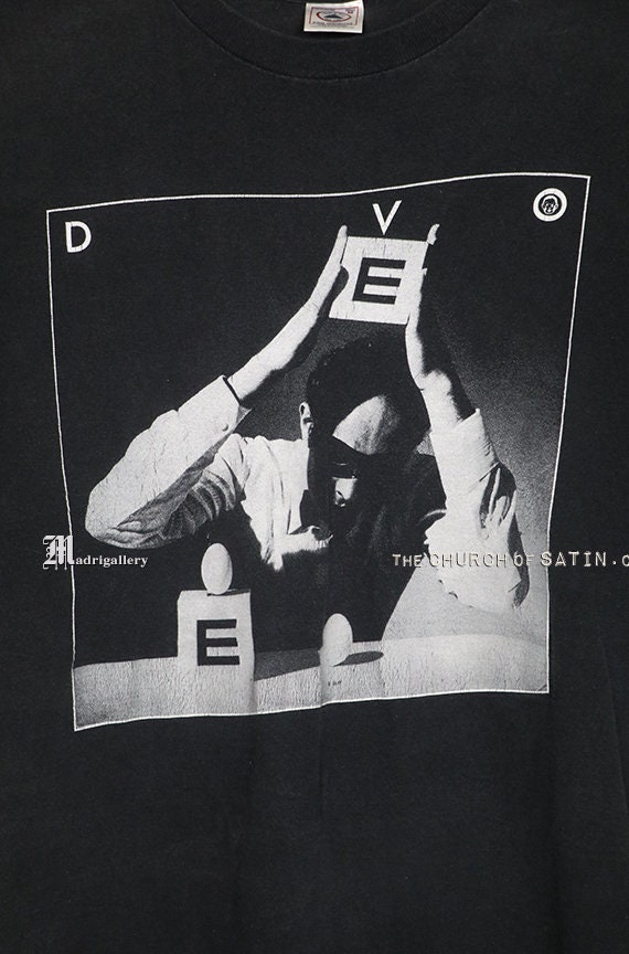 Devo Vintage T-shirt, B Stiff, Faded Black Tee Shirt, New Wave