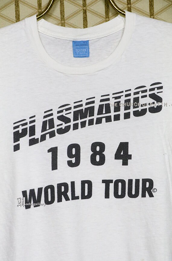 Plasmatics, Wendy O Williams T-shirt, Soft Thin White Screen Stars