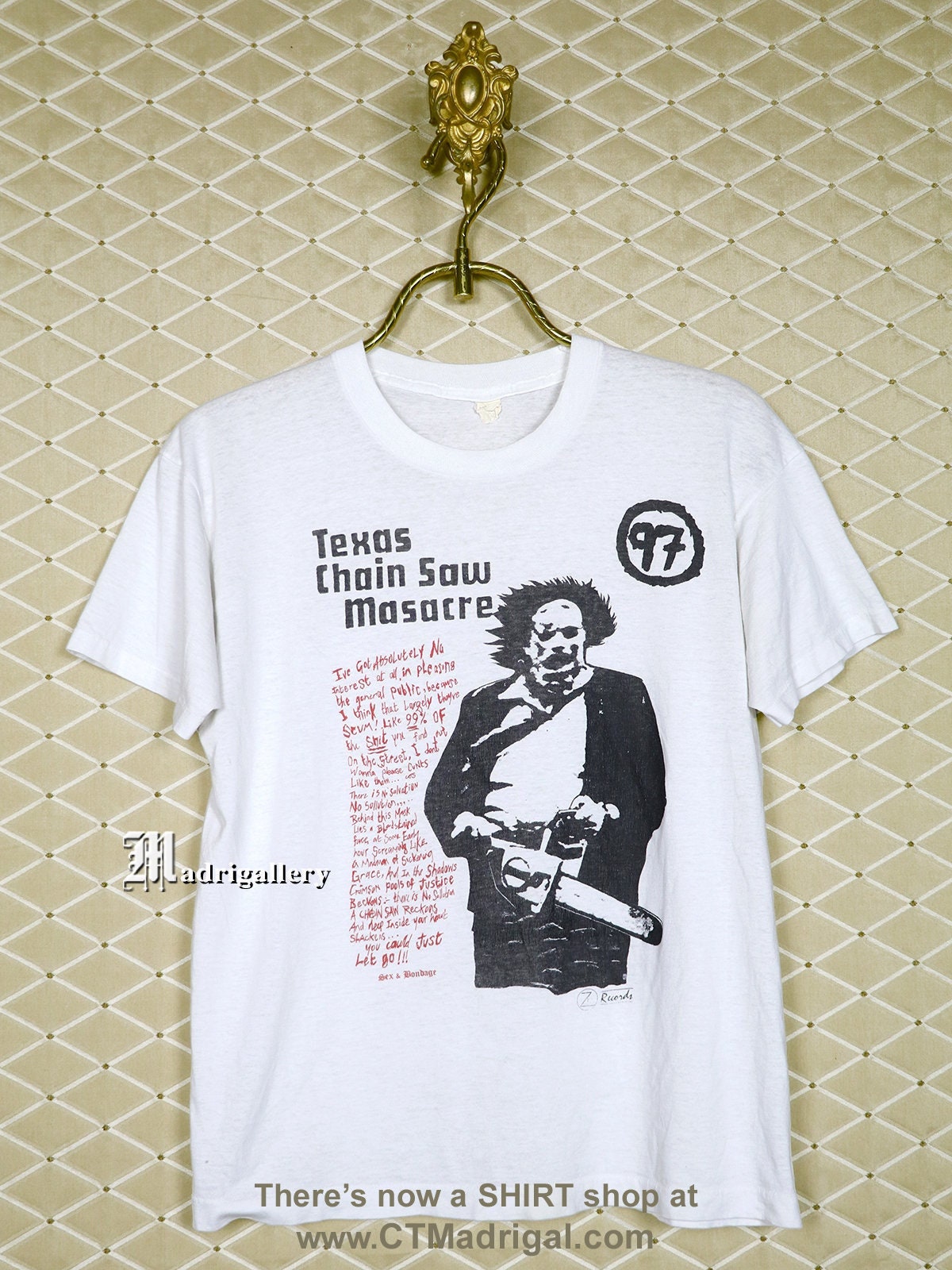 90s The Texas Chain Saw Massacre art tee