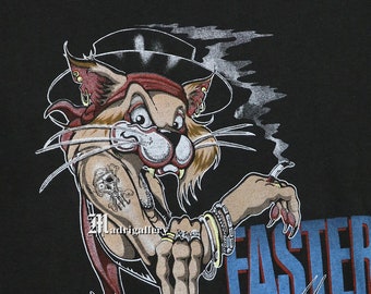 Faster Pussycat T-shirt, Vintage Rare Tour Shirt Heavy Metal