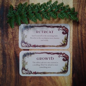 Lecture d'oracles Whispering Woods (secrets enchantés de la forêt)/lecture de 3 cartes/lecture intuitive de la nature