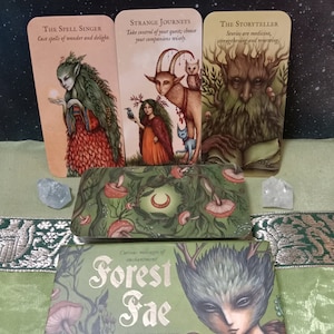 Forest Fae Oracle-lezing (3 kaarten)//Intuïtieve lezing//Geestelijke begeleiding