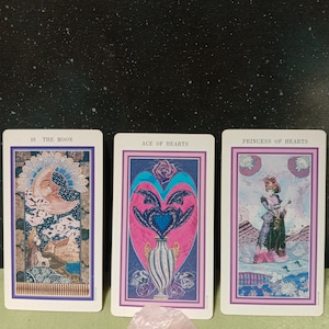 Lectura de Tarot Encantada (3 cartas)/lectura intuitiva/guía espiritual