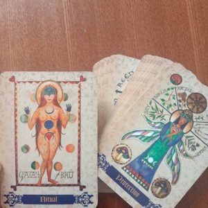 Betoverende spreuk Middeleeuws orakel lezen (3 kaarten)/intuïtief lezen/spirituele begeleiding