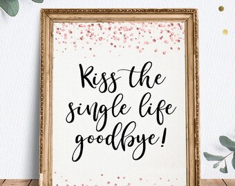 Kiss the Single Life - Etsy