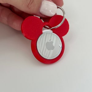 Custodia AirTag ispirata alla Disney per chiavi e borse Clip portachiavi AirTag Accessori Topolino per i fan Disney Porta AirTag Disney