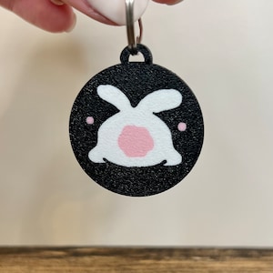 Bunny Butt Keychain for Rabbit Enthusiasts Cute Animal Keychain with Fluffy Rabbit Tail Charm Bunny Lover Gift with Charming Rabbit Keyring