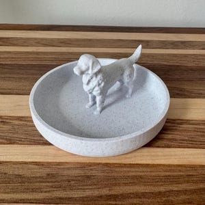 Golden Retriever Ring Dish Dog Ring Holder Golden Retriever Jewelry Tray Dog Ring Stand Golden Retriever Ring Dish for Jewelry Storage