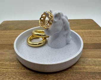 Unicorn ring dish Unicorn trinket catchall tray Jewelry tray Catchall tray Ring organizer Unicorn accessory Jewelry Unicorn jewelry tray