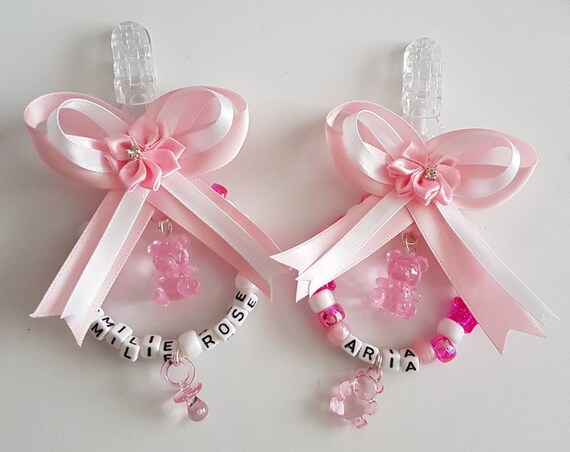 personalised pram clips