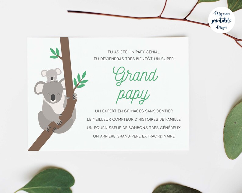 Texte Annonce Grossesse Arrière Grand Parents www.etsy.com