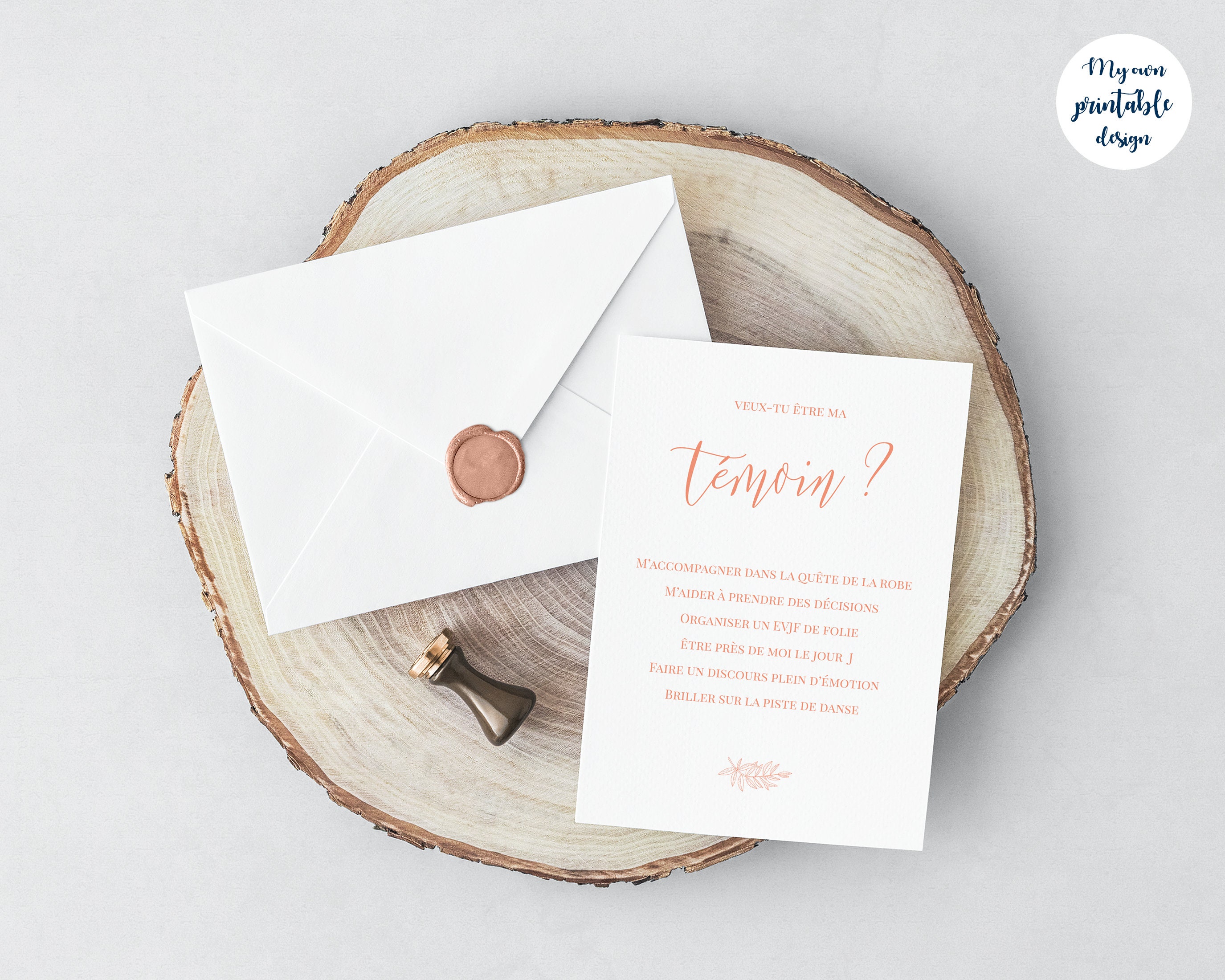 Carte Demande Temoin Mariage A Imprimer Etsy Carte Demande Temoin Mariage A Imprimer Etsy