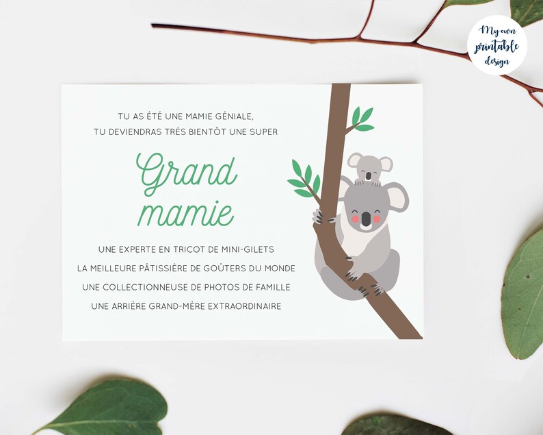 Texte Annonce Grossesse Arrière Grand Parents www.etsy.com
