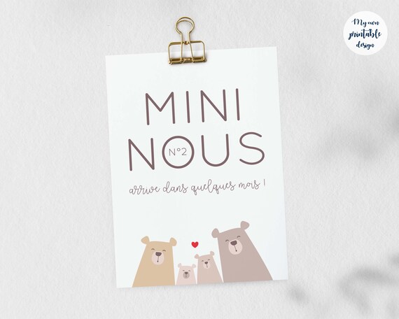 Carte Annonce Deuxieme Grossesse A Imprimer Etsy Carte Annonce Deuxieme Grossesse A Imprimer Etsy