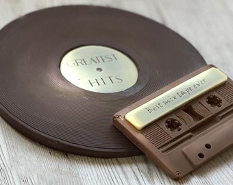 Best Mix Chocolate Vinyl Record And Cassette