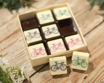 Chocolate Bicycles Colourful - Chocolate Bikes - Cycling Gifts For Him