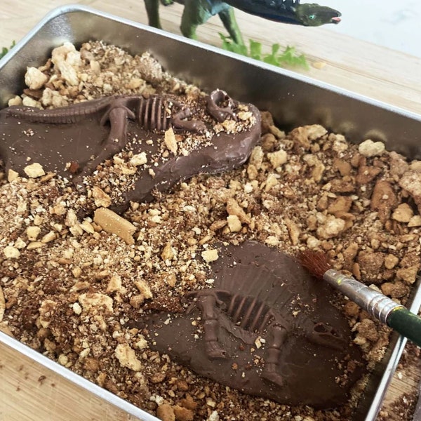 Chocolate Dinosaur Excavation Kit - Childrens Chocolate Activity Kit